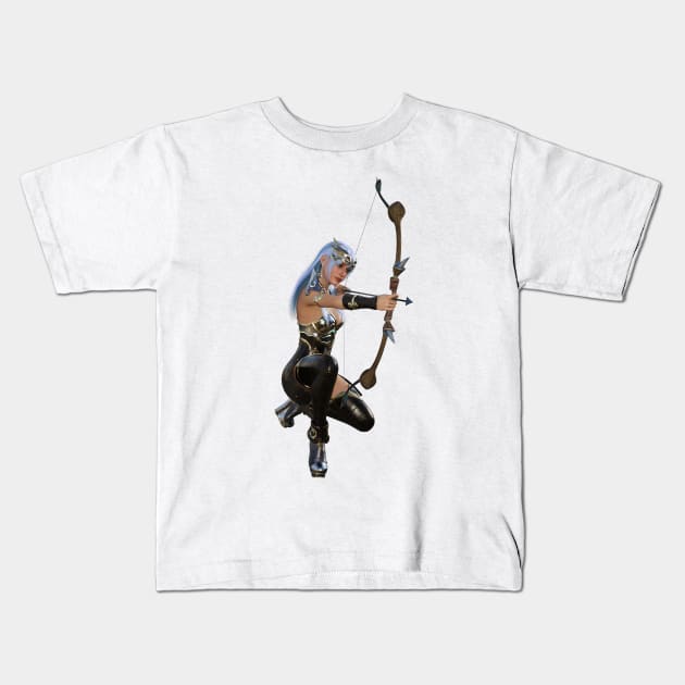 Archer warior Kids T-Shirt by Carlosr1946